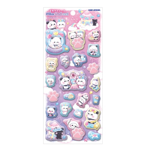 #カミオジャパン ステッカー PIKAPUNIシール  もちもちぱんだ 229335