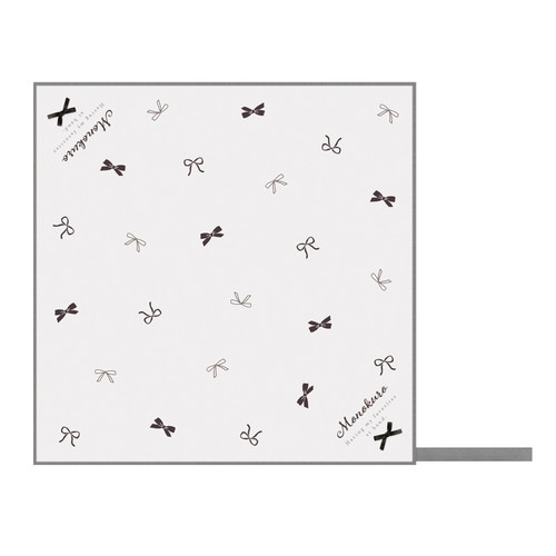 #カミオジャパン ランチクロス ゴム付ランチクロス  BLANOIRリボン 229803