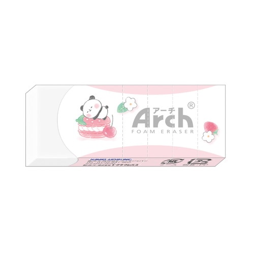 #カミオジャパン 消しゴム もちもちぱんだARCH消しゴム  イチゴパフェ 229993