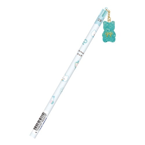 #カミオジャパン 鉛筆 きらめきチャーム鉛筆2B 2B                     ネコましゅまろ 230337