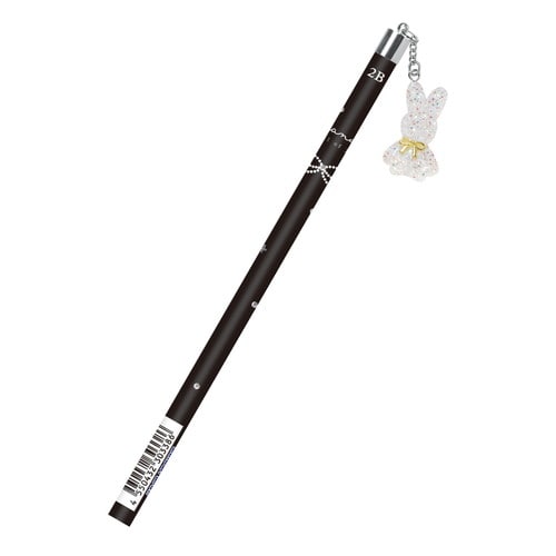 #カミオジャパン 鉛筆 きらめきチャーム鉛筆2B 2B                     ウサギBLANOIR 230338