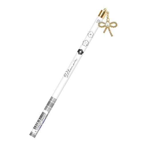 #カミオジャパン 鉛筆 BLANOIRリボンチャーム鉛筆2B 2B チェックSUGARDAISY 230490