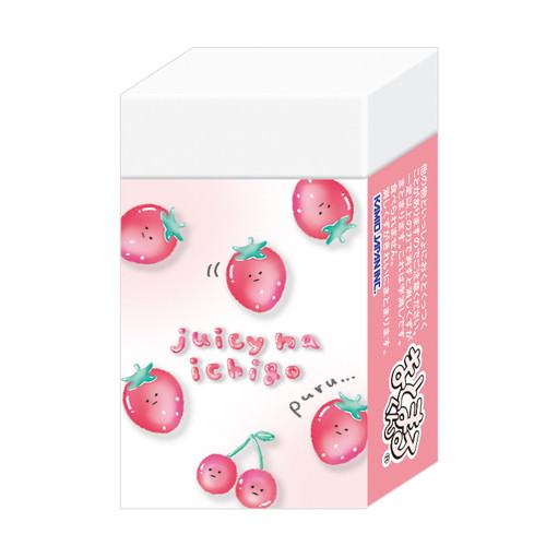 #カミオジャパン  ジューシーないちごまとまる消しゴム  ジューシーないちご 230809