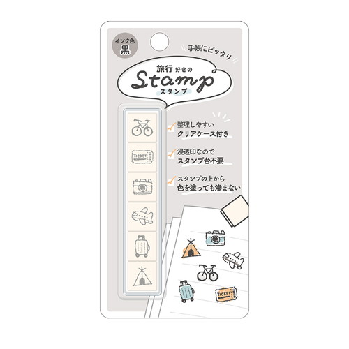 #カミオジャパン  6連スタンプ  旅行好きのスタンプ 230889