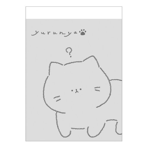 #カミオジャパン ミニメモ ゆるにゃーミニメモ  ゆるにゃー 231033