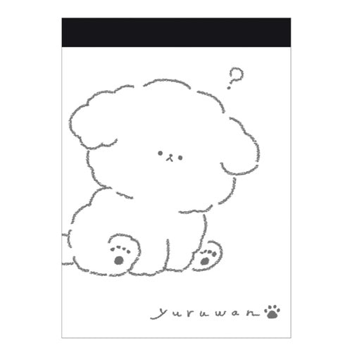 #カミオジャパン ミニメモ ゆるわんミニメモ  ゆるわん 231034