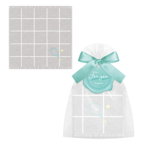 #カミオジャパン  プチギフトタオルIN巾着  テニス 231043