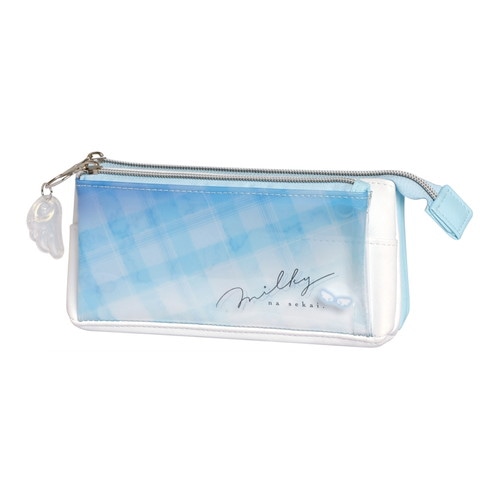 #カミオジャパン  MILKY BLUEサンカクマルチペンケース   231188