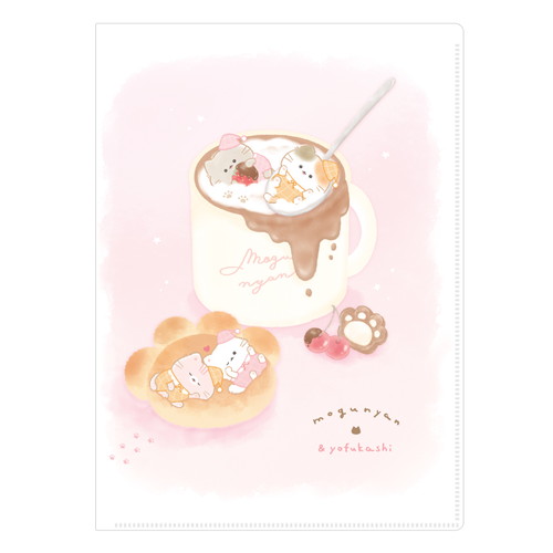 #カミオジャパン  もぐにゃんハードカバー6Pクリアファイル   231332