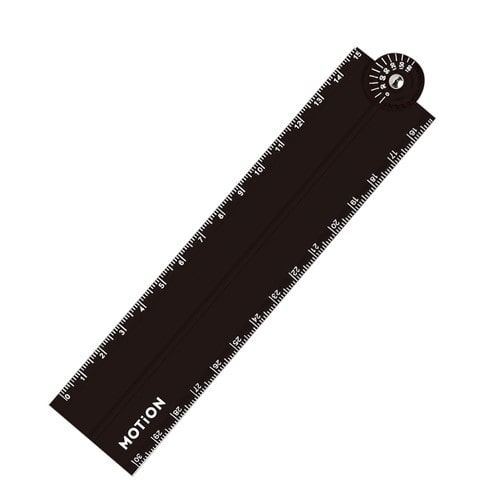 #カミオジャパン  分度器付き折りたたみ定規  MOTION BLACK 231715