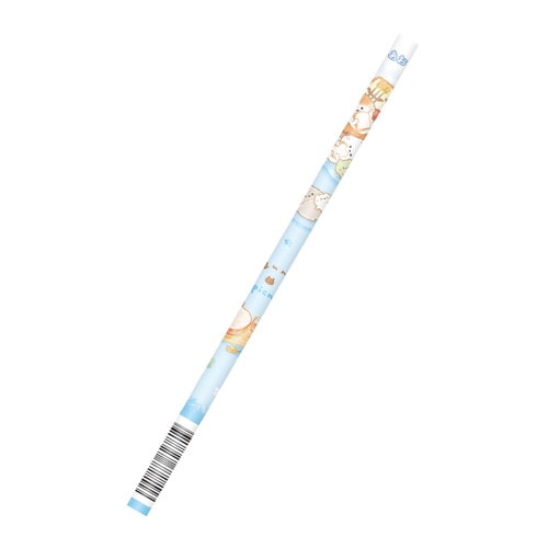 #カミオジャパン 鉛筆 マット軸赤青鉛筆  もぐにゃんピクニック 231728