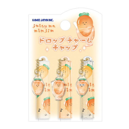 #カミオジャパン  ドロップチャーム鉛筆キャップ  ジューシーなニンジン 231777
