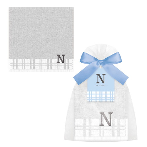 #カミオジャパン タオル イニシャルプチギフトタオルIN巾着  N 232487
