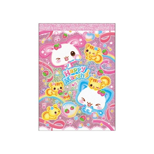 #カミオジャパン メモ 平成ファンシーホログラムA6メモ  HAPPYMARCH 232822