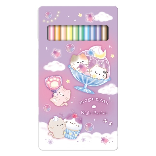#カミオジャパン 色鉛筆 新学期缶ケース入り12色色鉛筆  あわわちゃん 234476