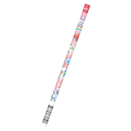 #カミオジャパン 鉛筆 新学期かきかた赤鉛筆  ぽんぽんシマエナガ 234633