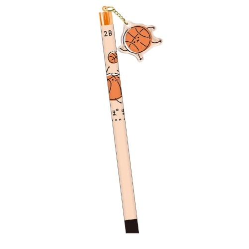 #カミオジャパン  すぽますドロップチャーム鉛筆2B  バスケ 234686