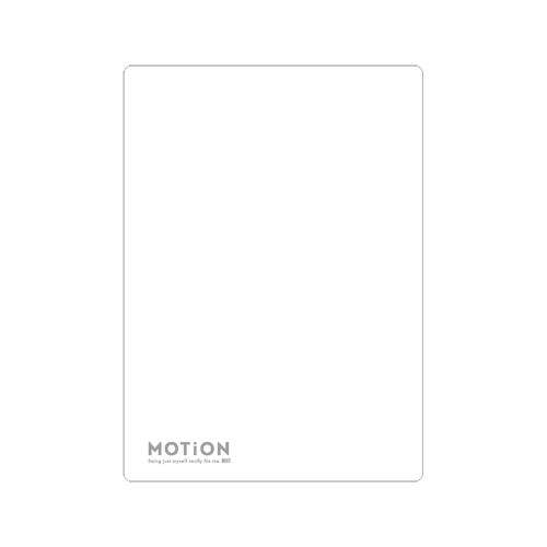 #カミオジャパン 下敷き 新学期MOTiON下敷き  クリアブラック 234801