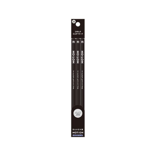 #カミオジャパン 鉛筆セット 新学期MOTiON3本入り鉛筆2Bセット  ホワイト 234855