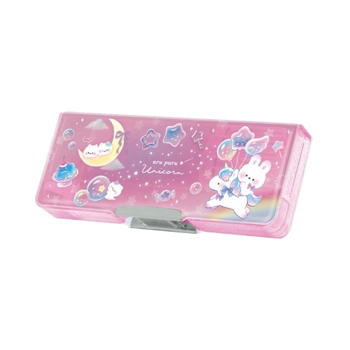 #カミオジャパン  クレールコンパクト両面開きペンケース  URUPURUUNICORN 235075