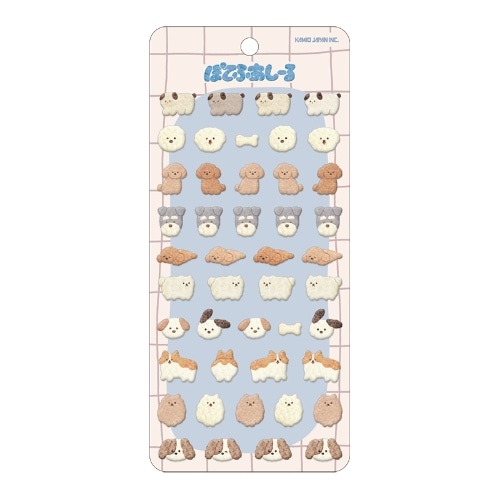 #カミオジャパン  ぽてふあシール  わんこ 235246