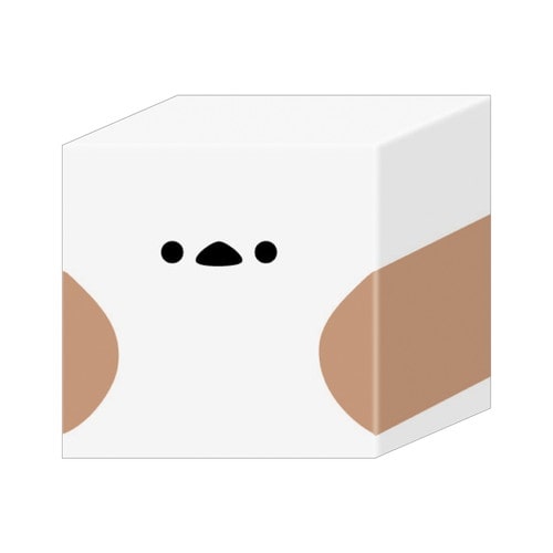 #クラックス 消しゴム ノセケシ  シマエナガ・ブラウン 106401