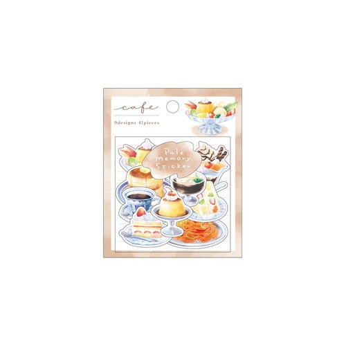 #クラックス ステッカー ペールメモリーステッカー  カフェ 124057