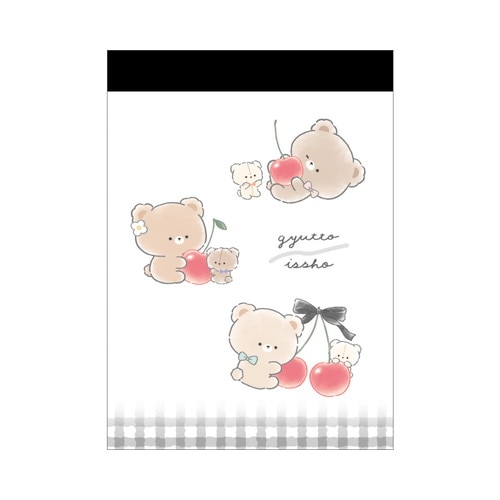 #クラックス メモ ギュッといっしょミニメモ  チェリー 133551