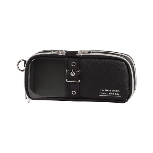 #クラックス 収納用品 マルチウィンドウペンケース  ブラック 133575