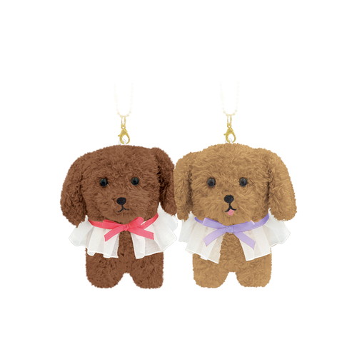 #クラックス 身辺雑貨 Ｌサイズニコヌイキーホルダー  プードル 133950