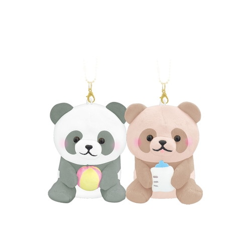 #クラックス 身辺雑貨 Ｌサイズニコヌイキーホルダー  パンダ 133951