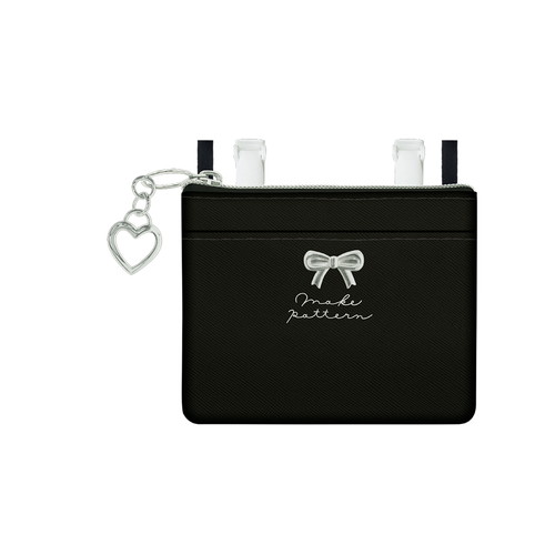 #クラックス 身辺雑貨 ワイドポシェットポケット  ブラック 134814