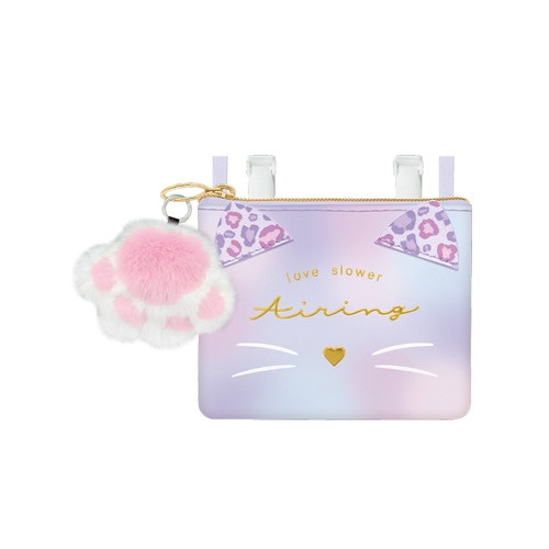 #クラックス 身辺雑貨 ワイドポシェットポケット  レオパードキャット 134816