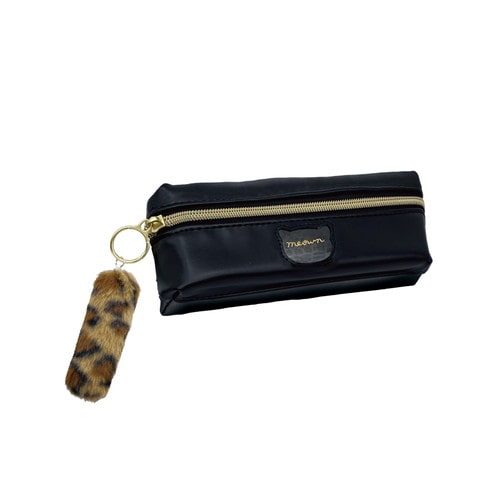 #クラックス 収納用品 2ルームペンケース  レオパードキャット 134912
