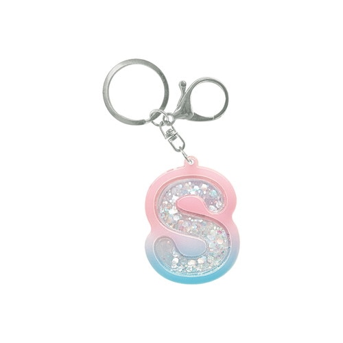 #クラックス 身辺雑貨 シャカシャカイニシャルキーホルダー  Ｓ 135065