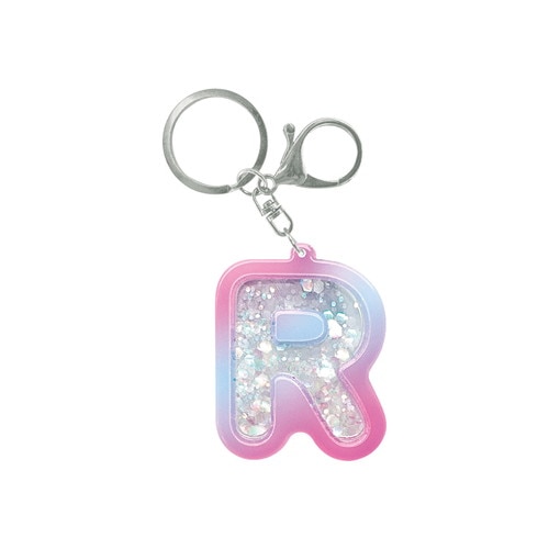 #クラックス 身辺雑貨 シャカシャカイニシャルキーホルダー  Ｒ 135070