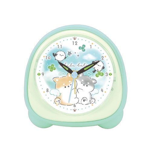 #クラックス 身辺雑貨 ミニライトクロック  シバベビー 135169