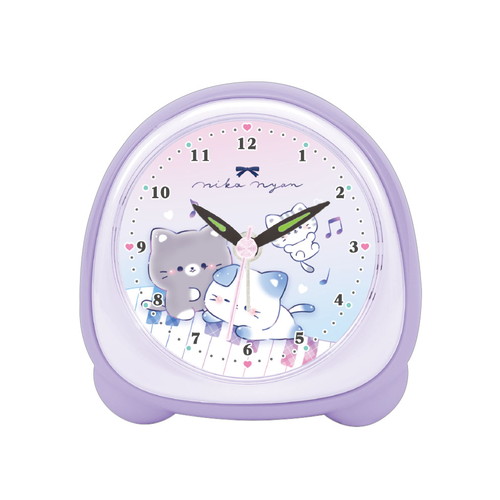 #クラックス 身辺雑貨 ミニライトクロック  ニコニャン 135171