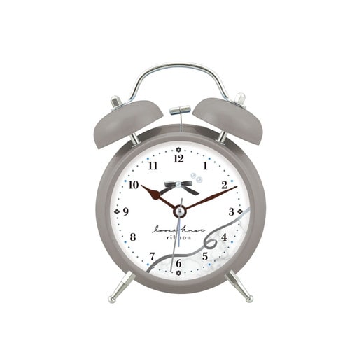 #クラックス 生活雑貨 ベル付きアラームクロック  ルーズノットリボン 135206