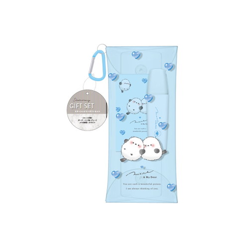 #クラックス 文具セット ポーチギフトステーショナリー  シマエナガ 135209