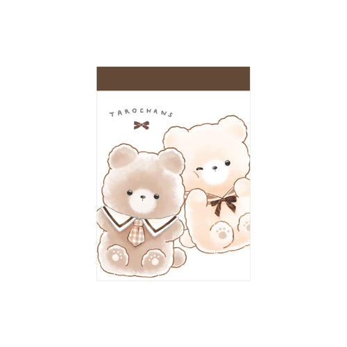 #クラックス メモ帳 タロチャンズミニメモ  クマタロズ 135920