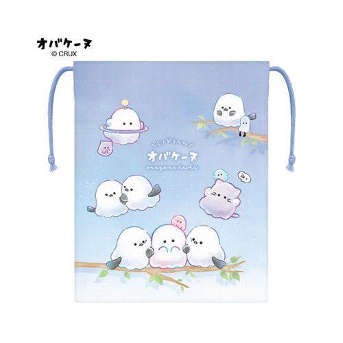 #クラックス ランチ雑貨 マチ付き巾着  オバケーヌ 136076