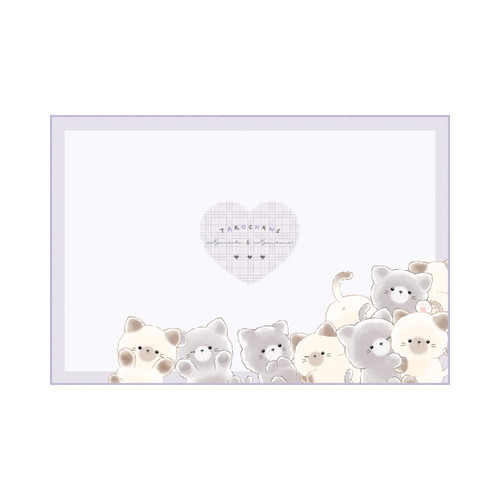 #クラックス ランチ雑貨 長方形ランチクロス  タロチャンズ･ニャンタロズ 136093