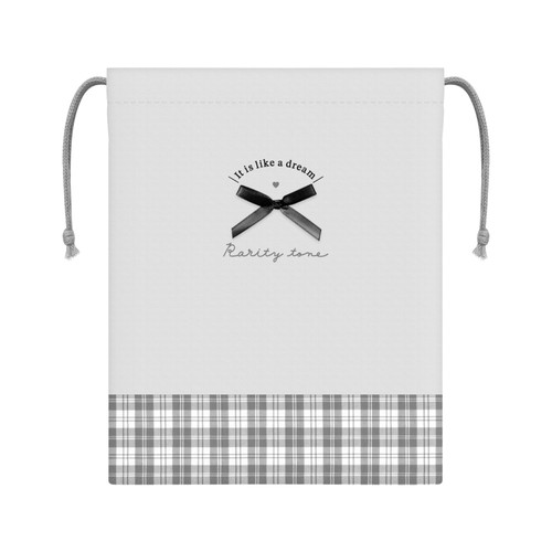 #クラックス ランチ雑貨 マチ付き巾着  リボン 136109