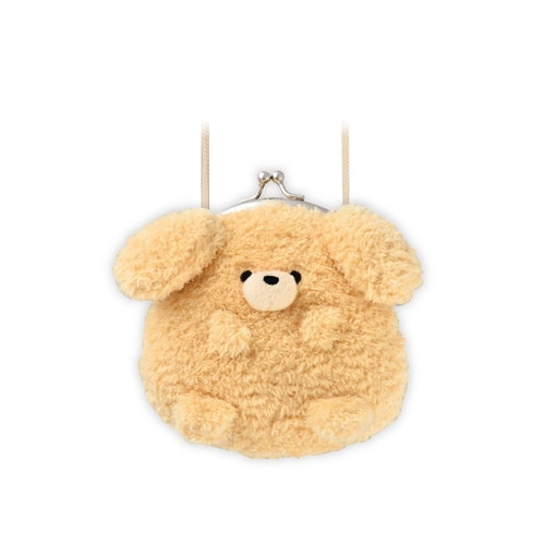 #クラックス 身辺雑貨 ぬいぐるみがま口コインケース ショルダー付 プードル 136209