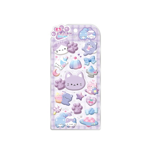 #クラックス シール もちプニューステッカー  ねこ 136384