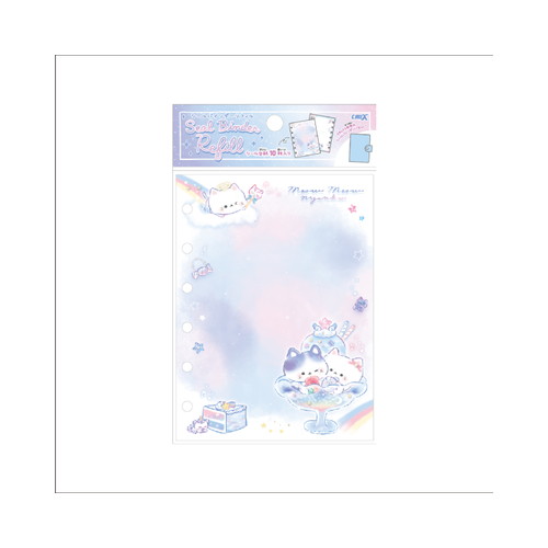 #クラックス ファイリング用品 シールバインダーリフィル  ミャウミャウニャンコ 136633