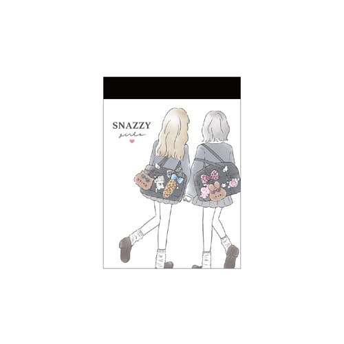 #クラックス メモ帳 スタイルガールミニメモ  スナージーガールズ 136692