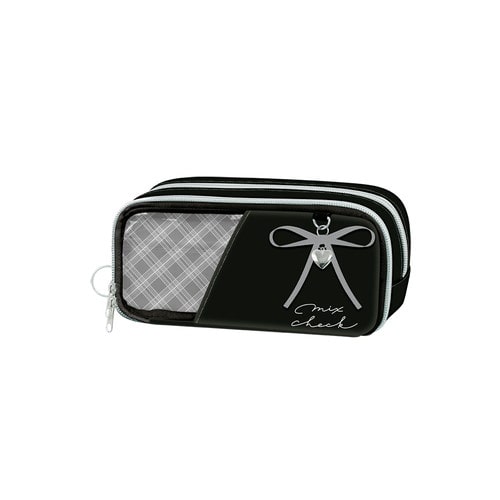 #クラックス 収納用品 チェックペンケース  ミックスチェック 137015