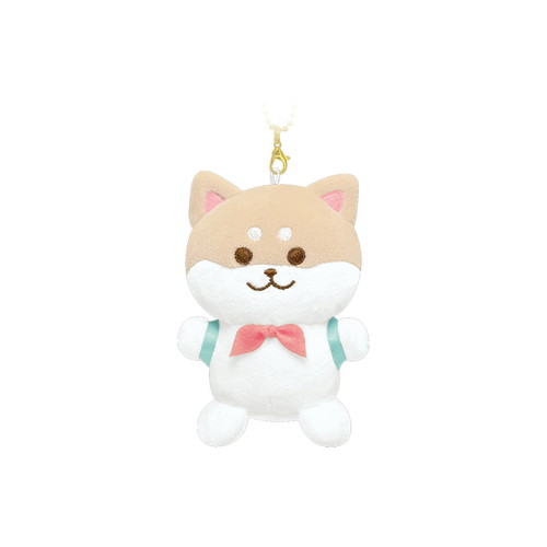 #クラックス  おでかけたいシバぬいぐるみキーホルダー  サクラ 137604